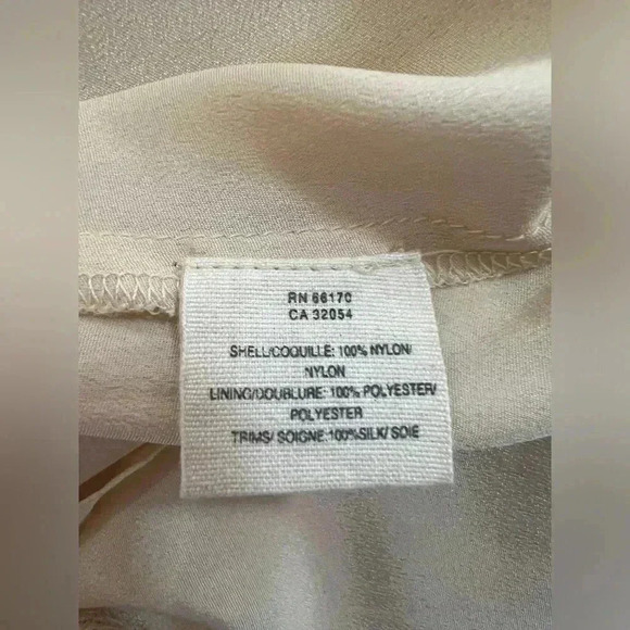 NWT Anthropologie Zehavale Women’s Beige Lace Floral Strapless Dress - Size 8 - Picture 8 of 13